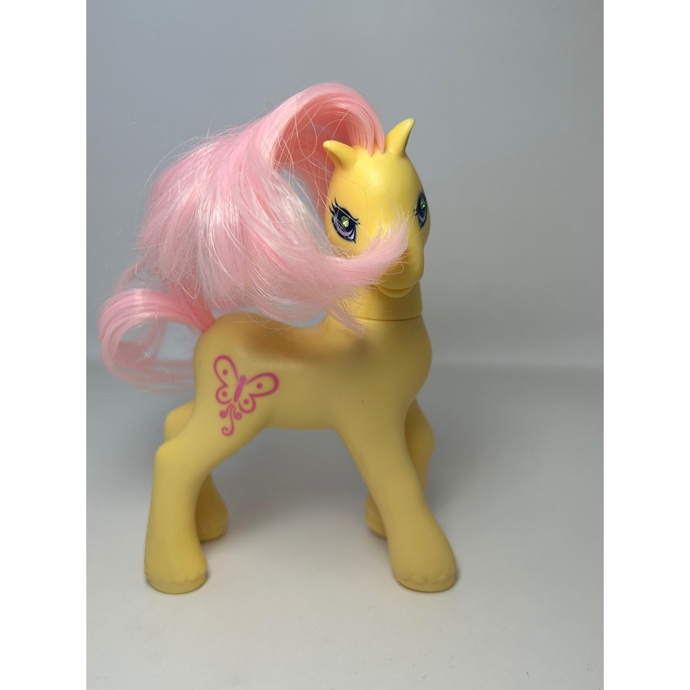 My Little Pony G2 Sky Skimmer Yellow Pink Mane Butterfly Cutie Rhinestone Eye